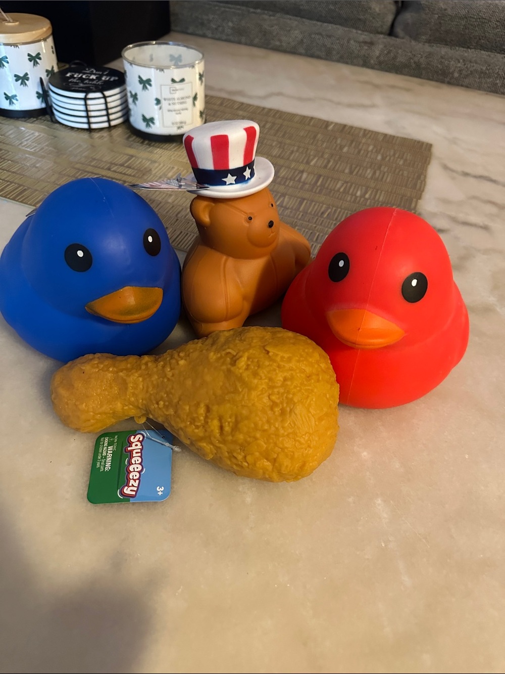 Drumstick/Bear/2 Ducks - Squeeezy/Sunny Days